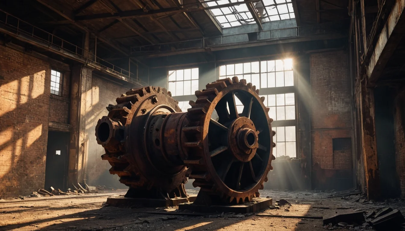 Rust Cathedral — AI generated image