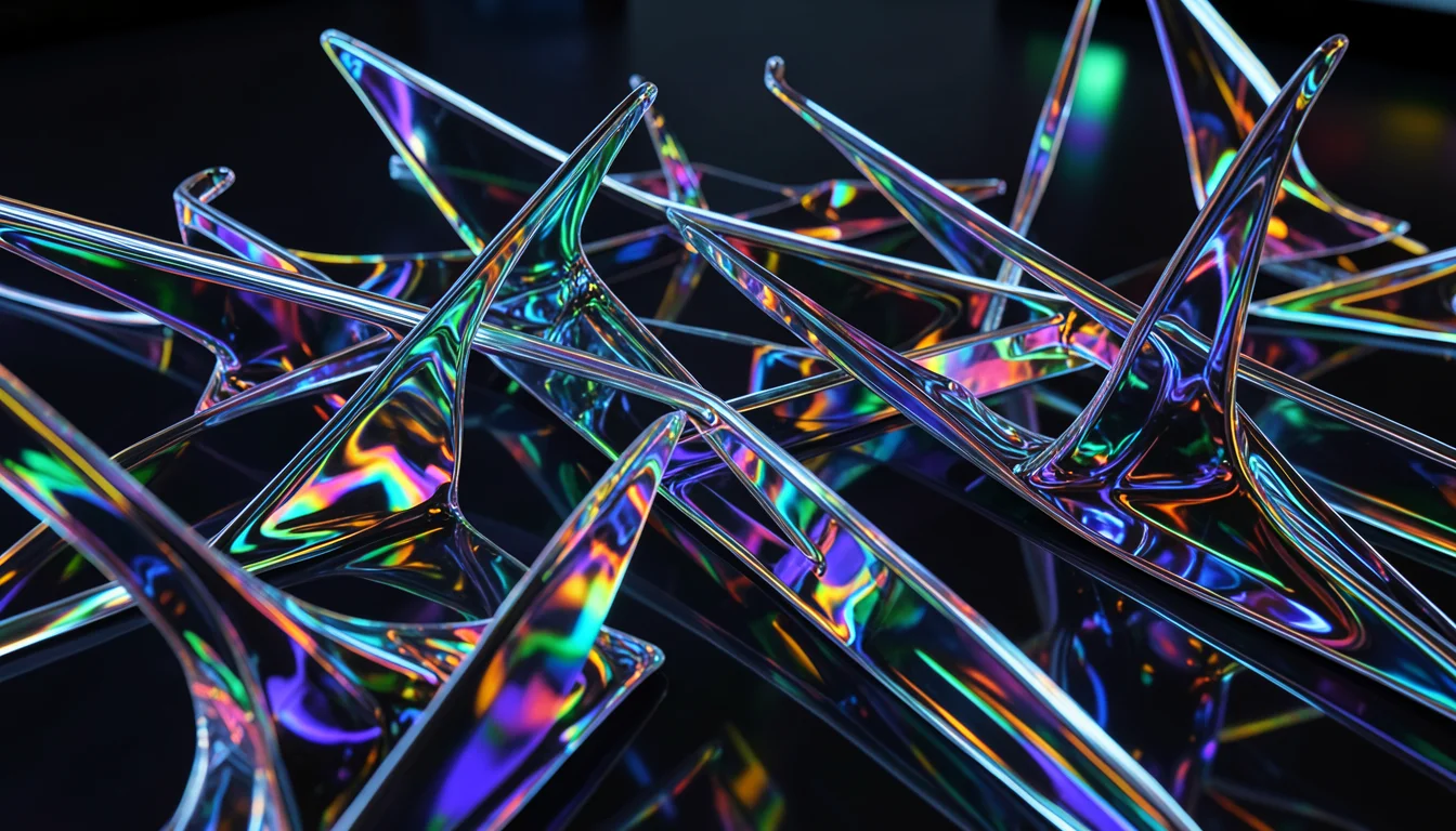 Abstract Geometric Flow — AI generated image