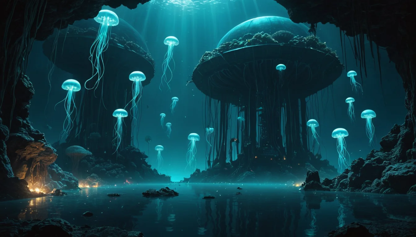 Deep Trench Lumina — AI generated image