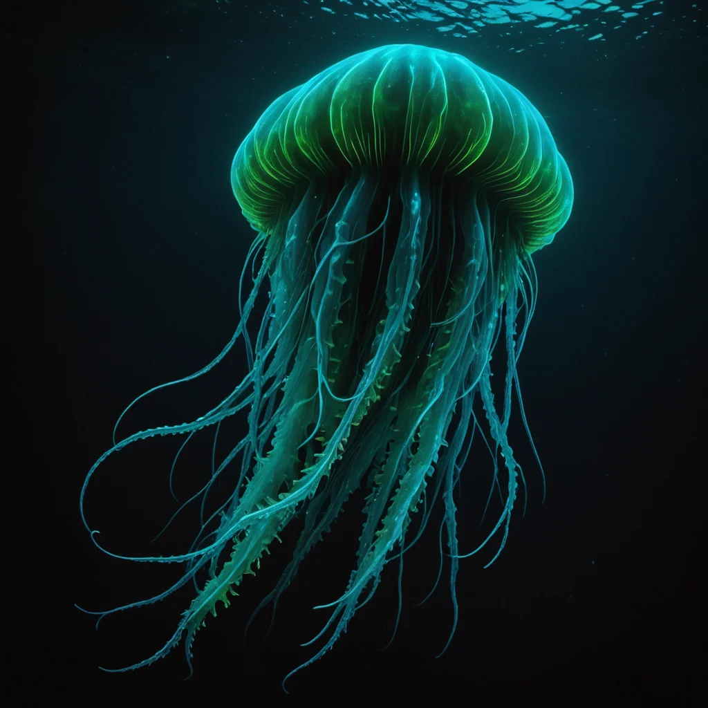 Deep-Sea Entity — AI generated image