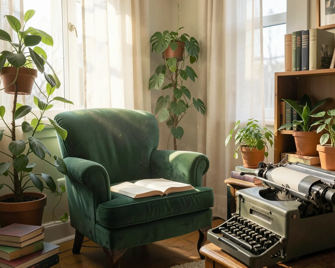 Light Academia Study — AI generated image