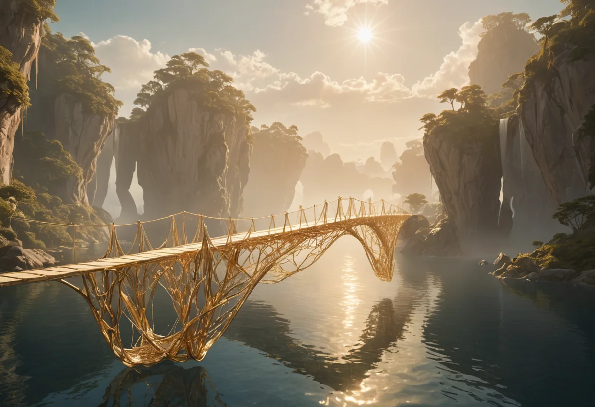 Aether-Loom Bridge — AI generated image