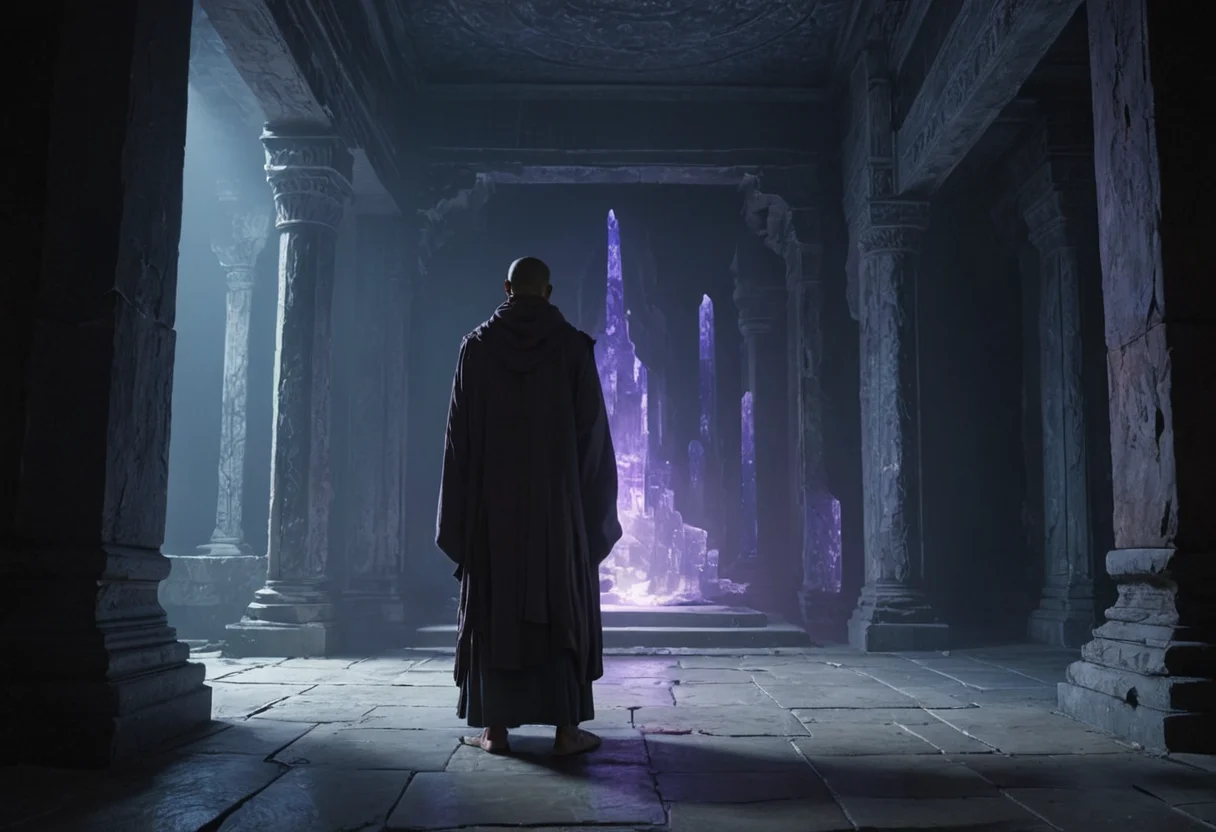 Aether Monk — AI generated image