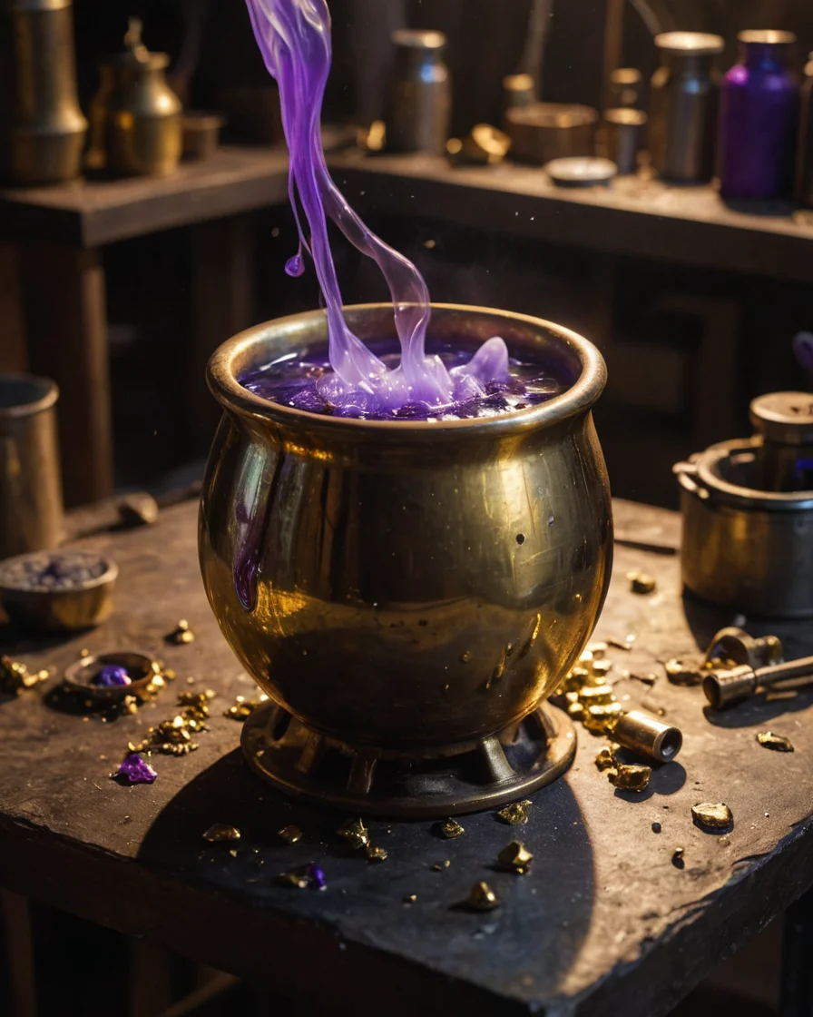 Philosopher's Crucible — AI generated image