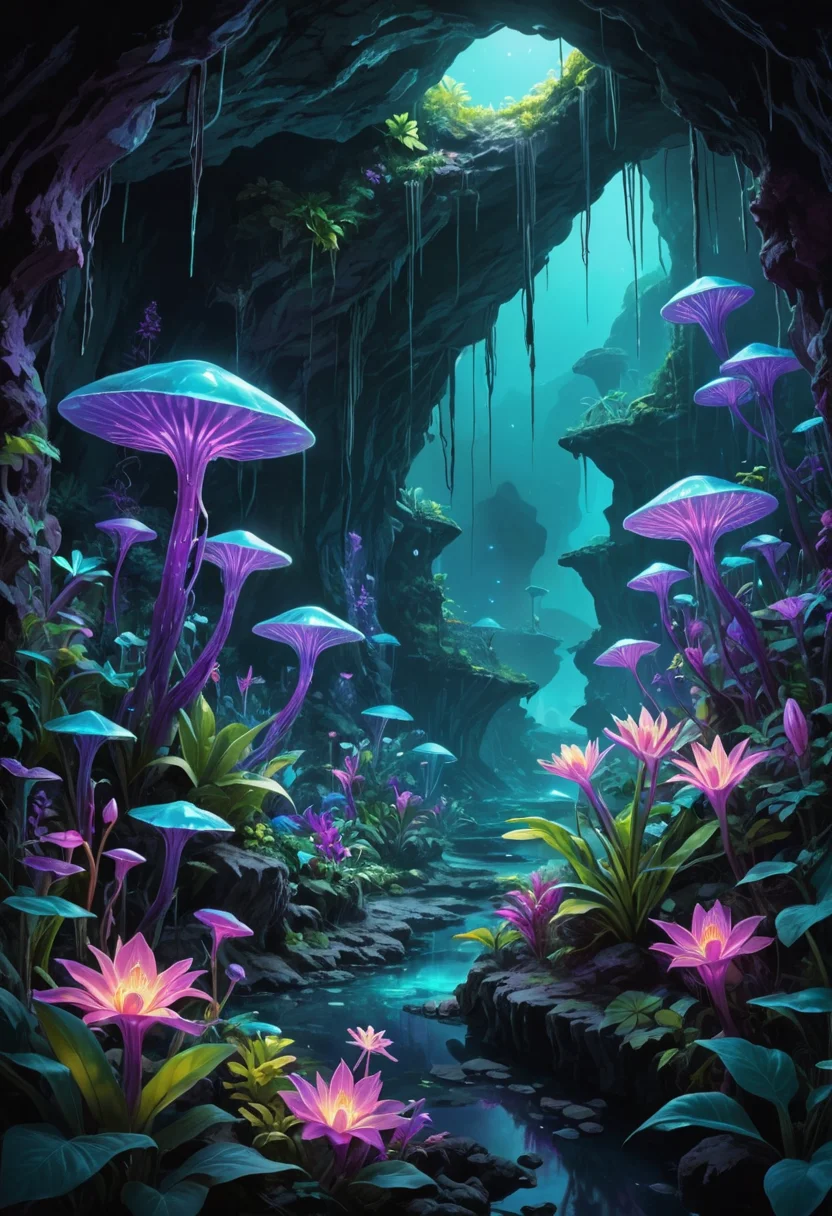 Xeno Bloom — AI generated image