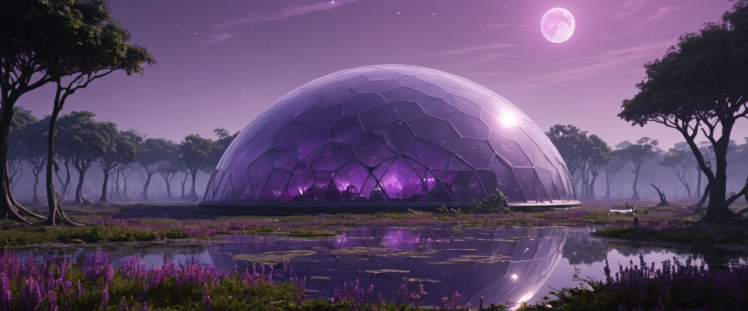 Alien Habitat — AI generated image