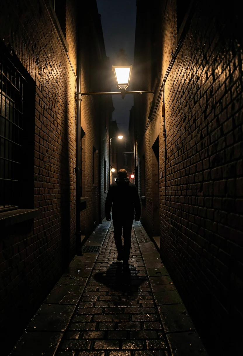 Deep Alley Glow — AI generated image