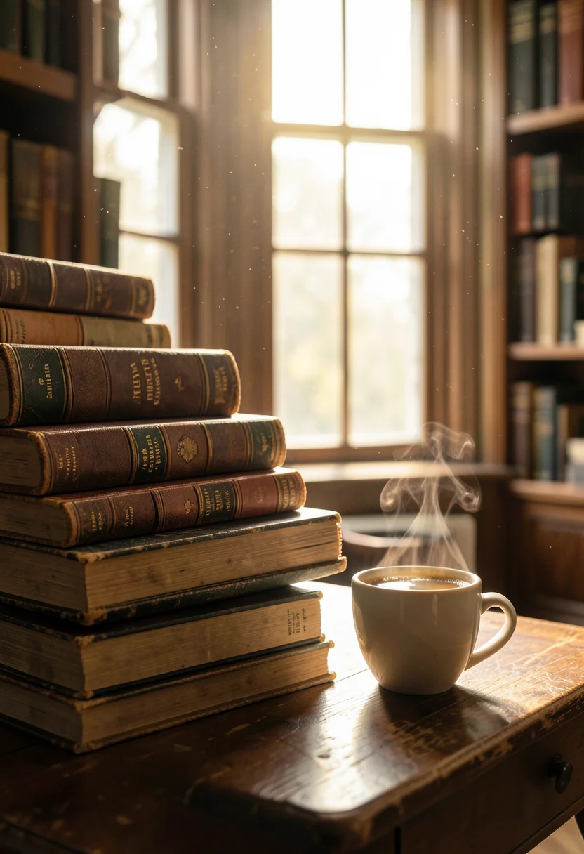 Analog Reading Nook — AI generated image