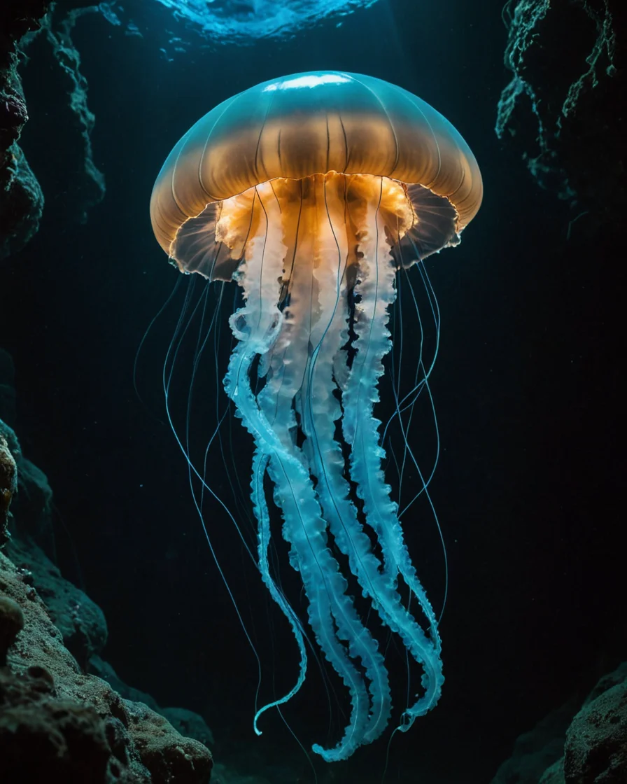 Aquatic Monarch — AI generated image