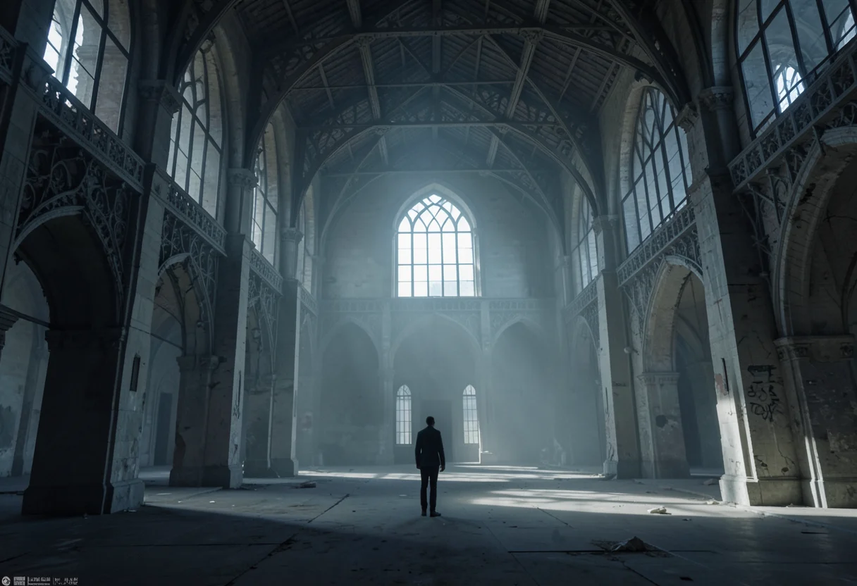 The Forgotten Atrium — AI generated image