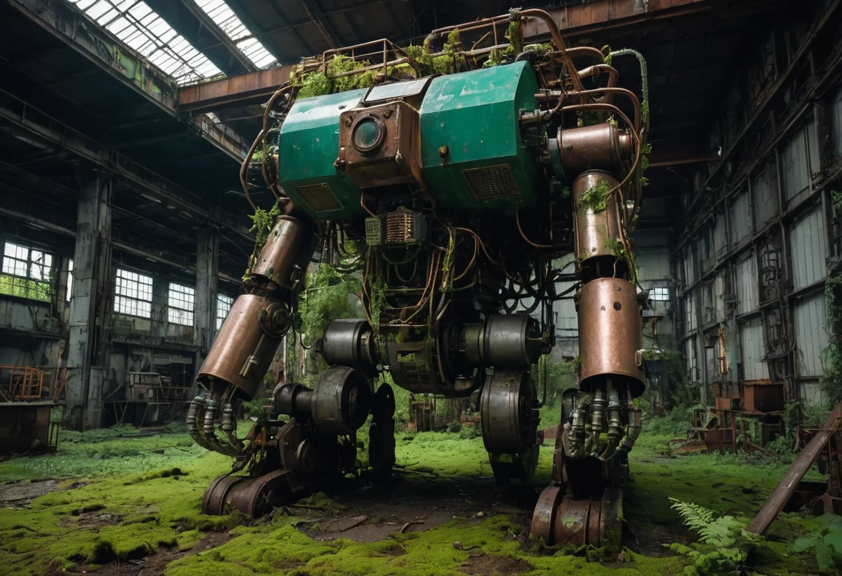 Industrial Organism — AI generated image