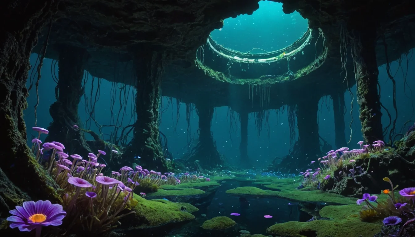 Bioluminescent Trench Vault — AI generated image