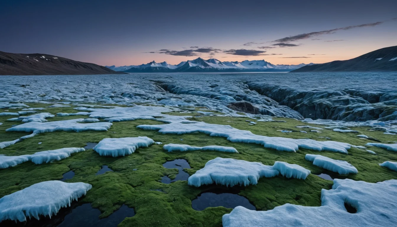 Bioluminescent Tundra — AI generated image