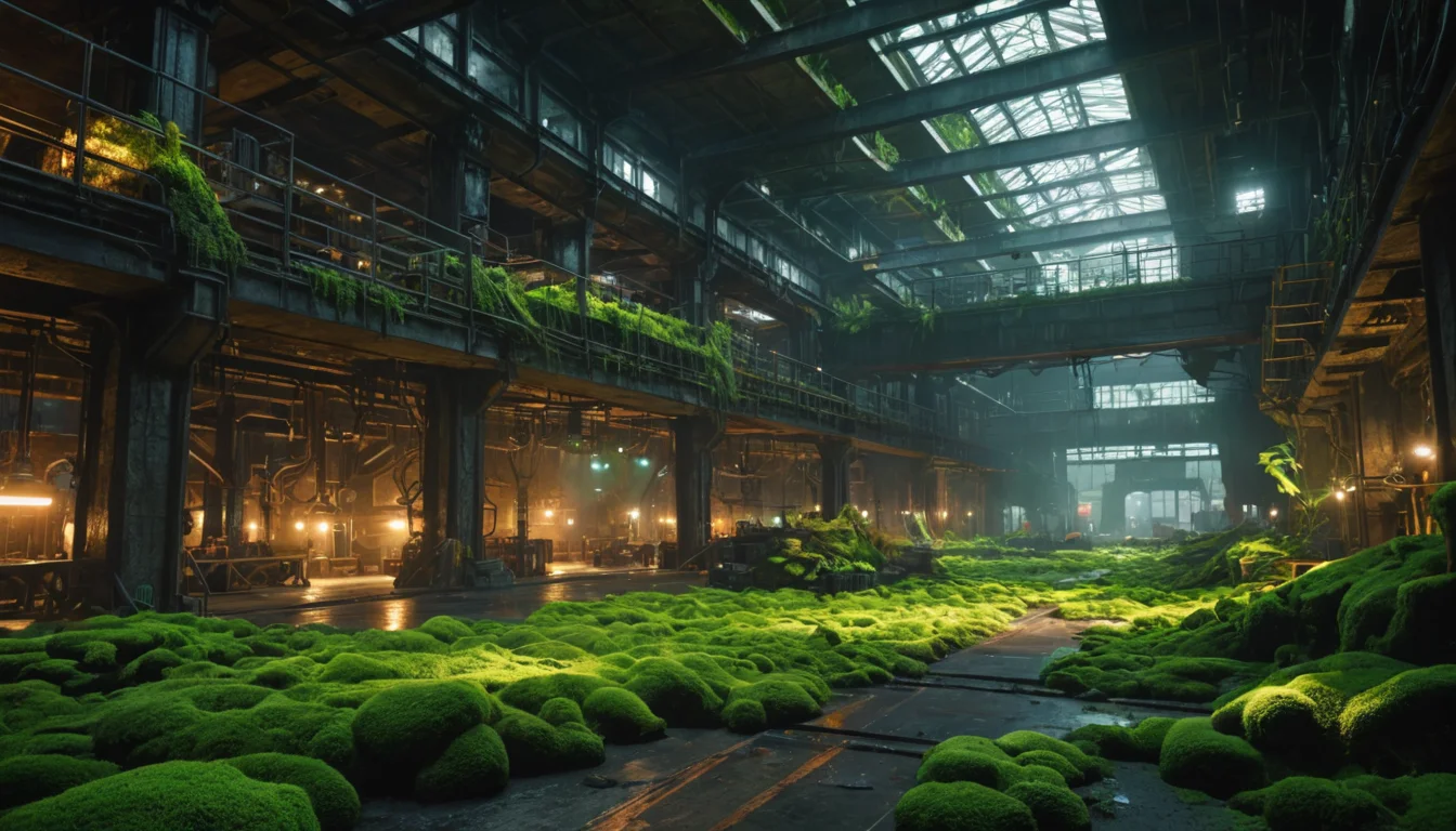 Biotic Foundry Interior — AI generated image
