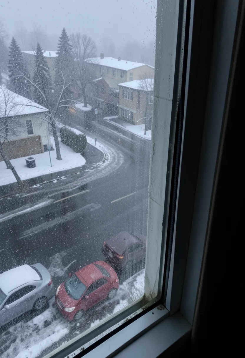 After the White Out — AI generated image