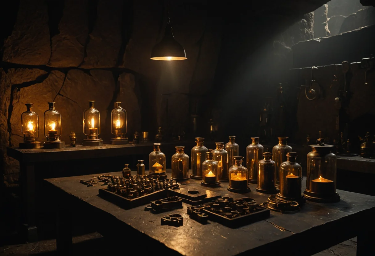 The Alchemist's Vault — AI generated image
