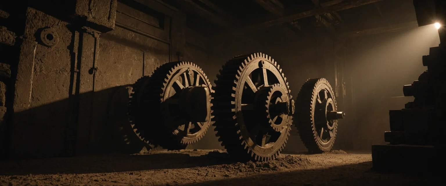 Bronze Vault Mechanics — AI generated image