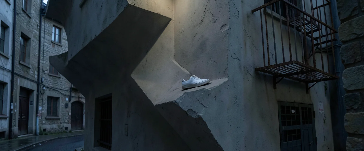 Plaster Brutalism — AI generated image