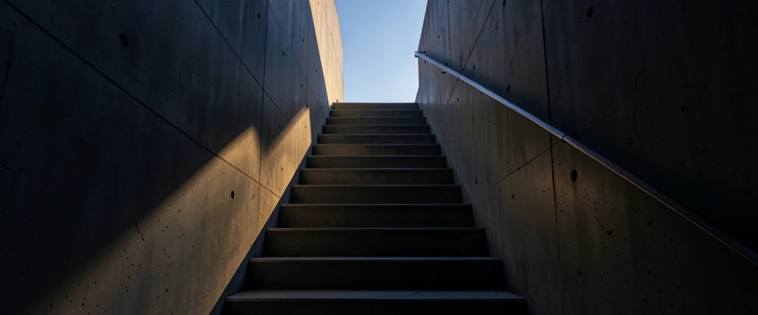 Dusk Ascent — AI generated image