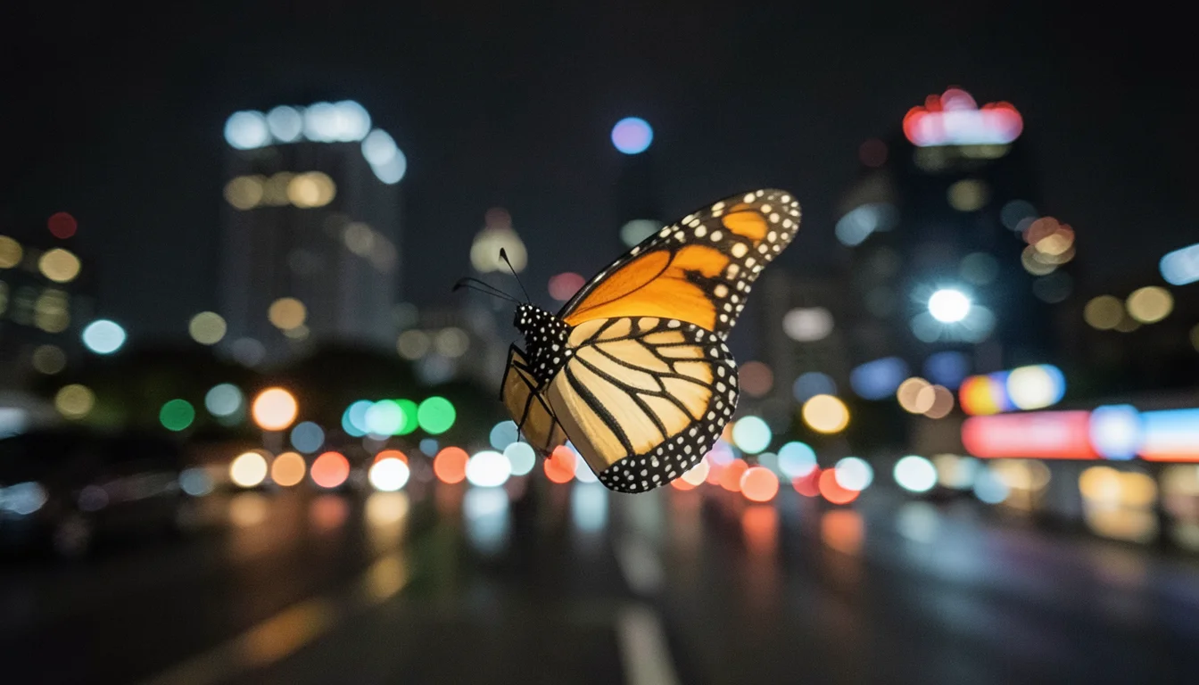 Winged Transit — AI generated image