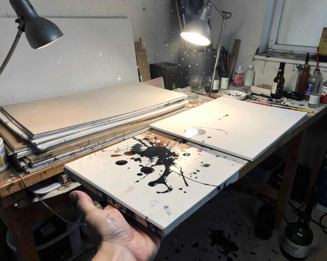 Messy Creative Space — AI generated image