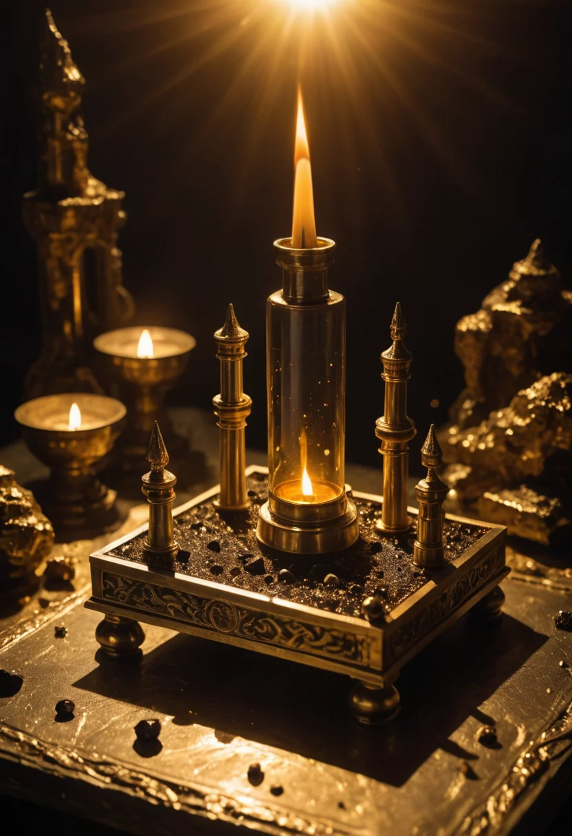 Solar Hearth Altar — AI generated image