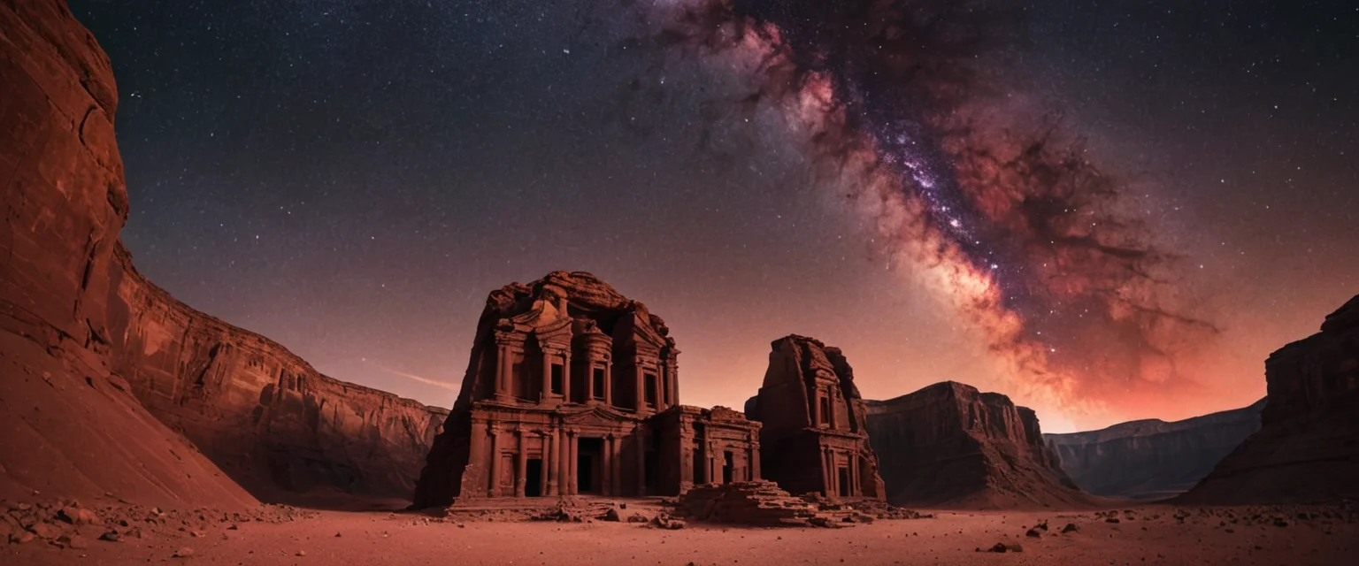Celestial Ruin — AI generated image