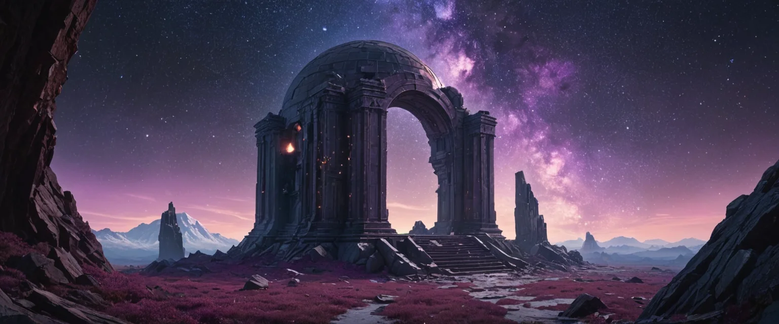 Astral Debris Field — AI generated image