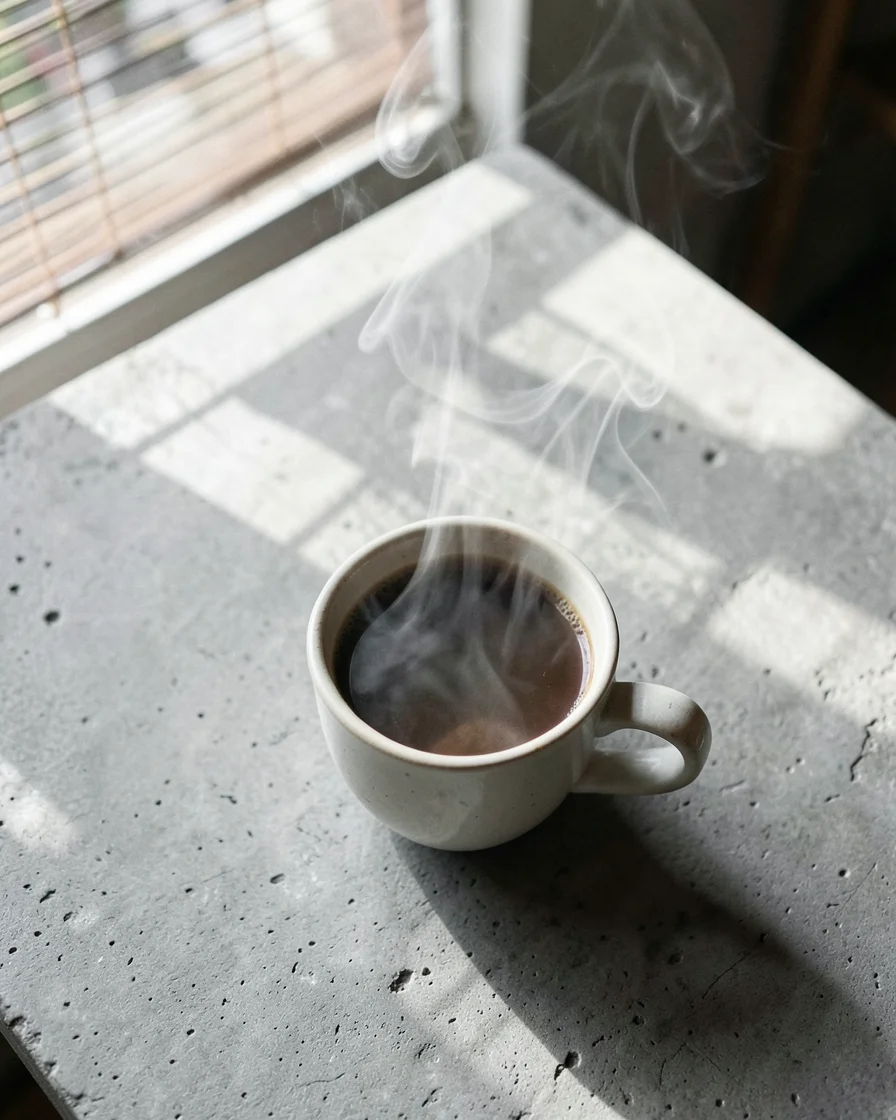 Ceramic Steam Geometry — AI generated image