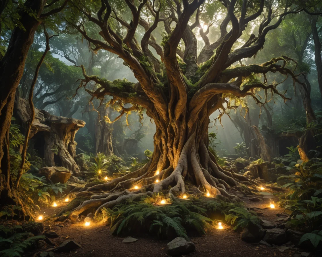The Chronos Arbor Garden — AI generated image