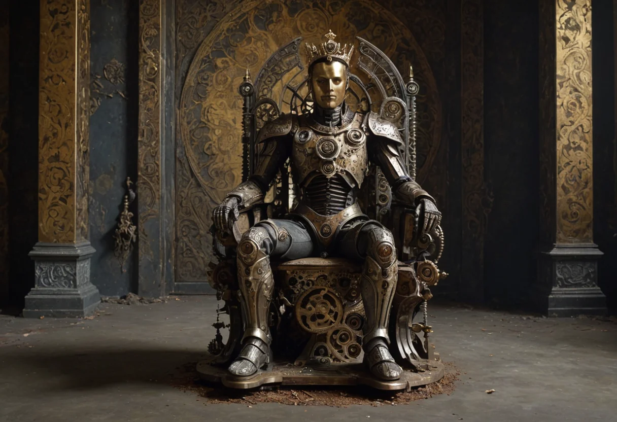 Clockwork Monarch — AI generated image