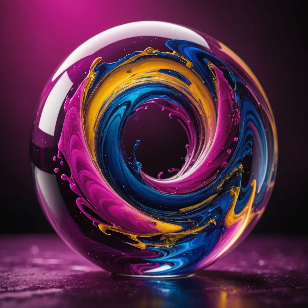 Chromatic Abyss — AI generated image