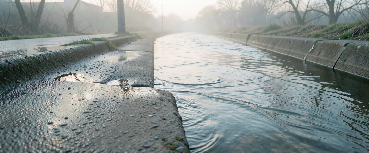 Riverbed Reflection — AI generated image