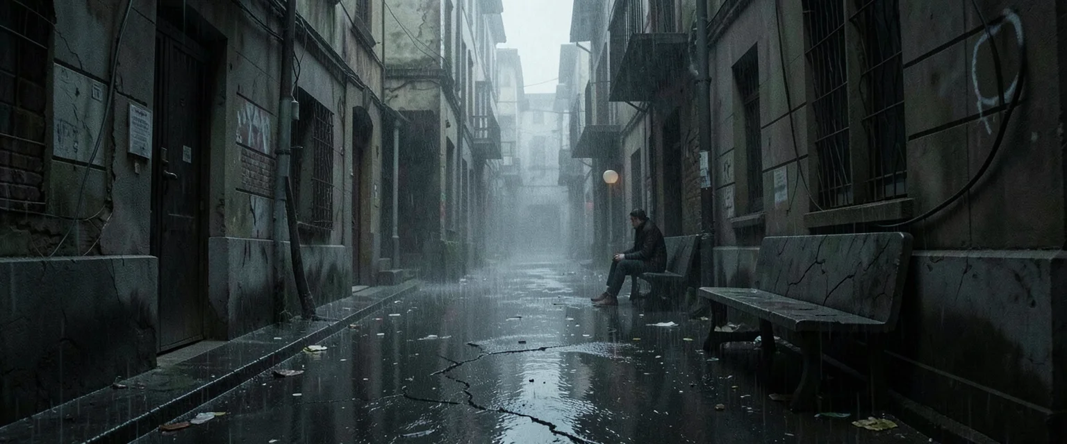 Concrete Monologue — AI generated image