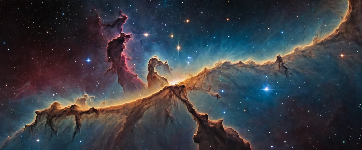Cosmic Dust Cloud — AI generated image