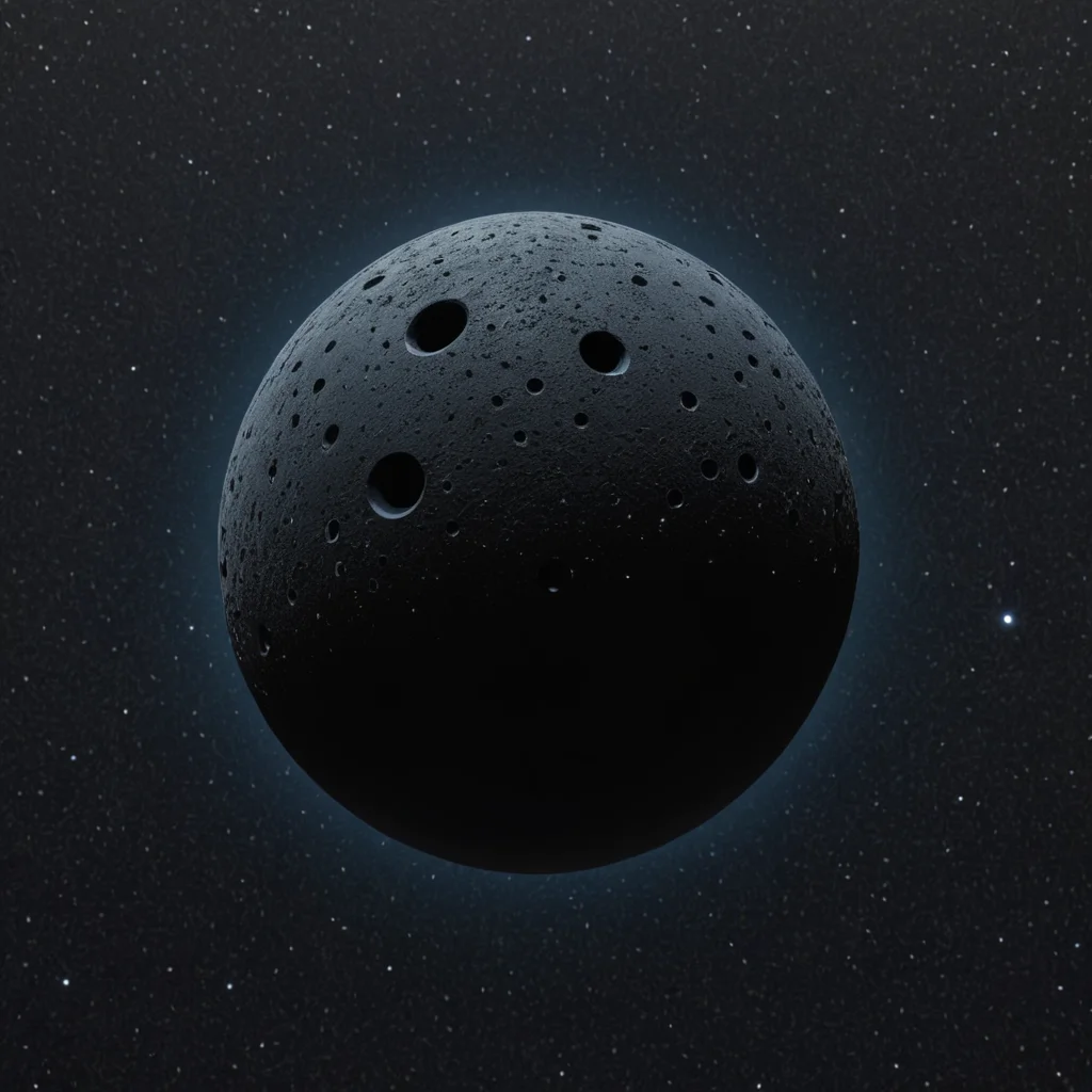Cosmic Void Stillness — AI generated image