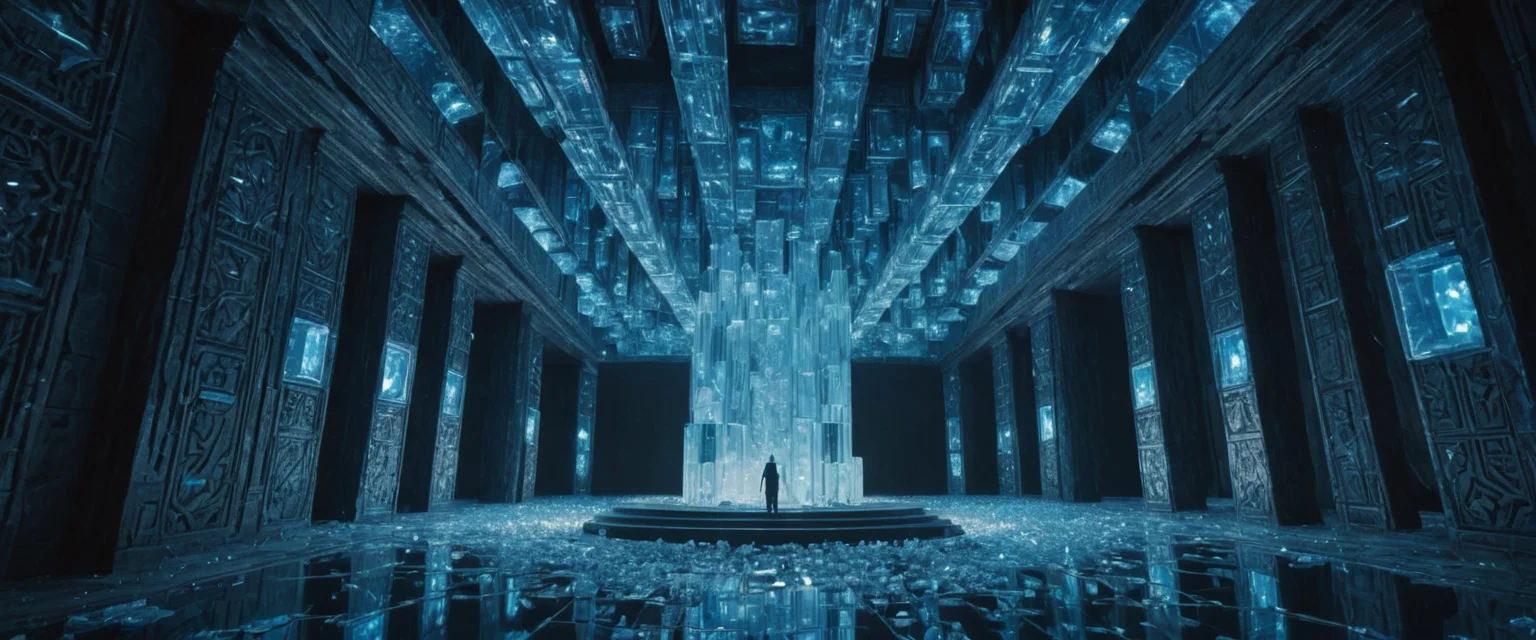 The Frozen Archive — AI generated image