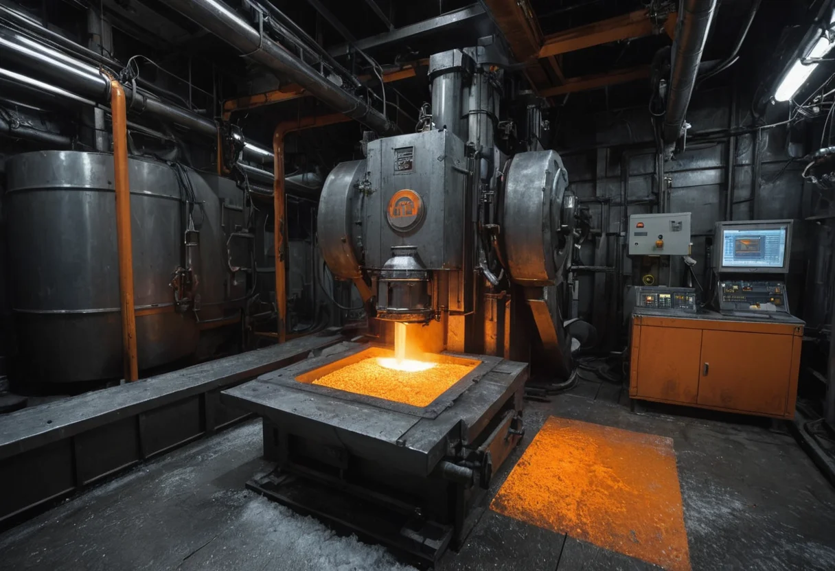Cryogenic Forge (architecture) — AI generated image
