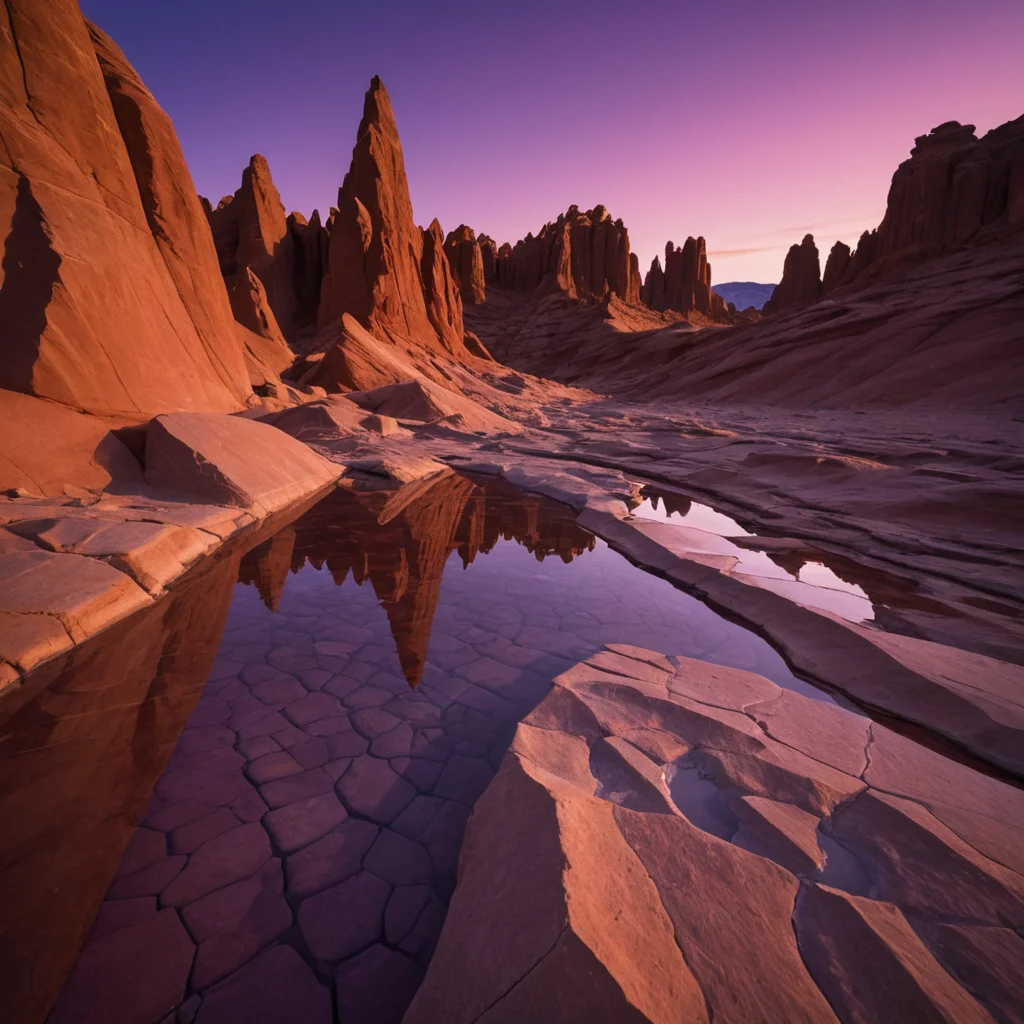Crystal Desert Bloom — AI generated image