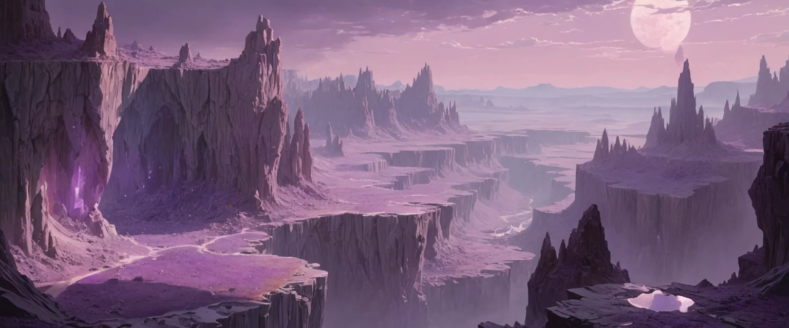 Crystal Trench (illustration) — AI generated image