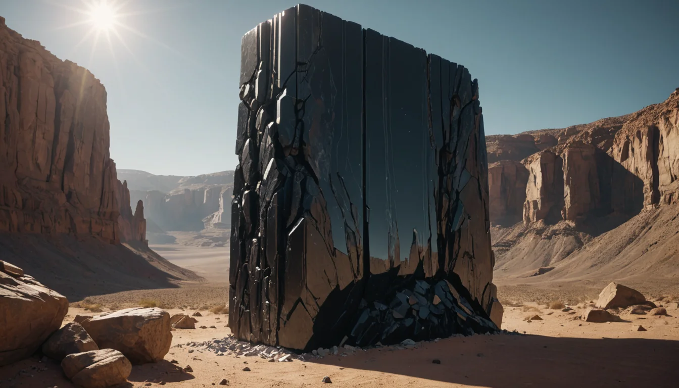 Desert Monolith — AI generated image