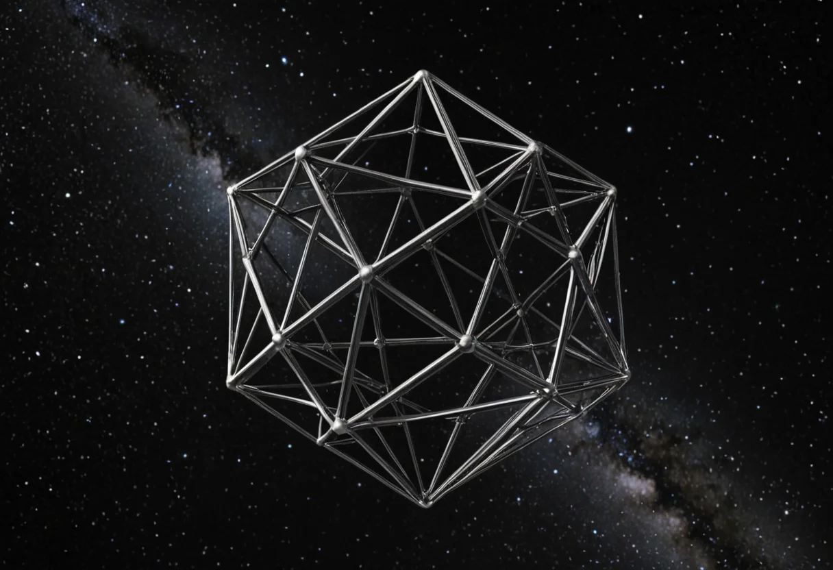 Crystalline Void Drift — AI generated image