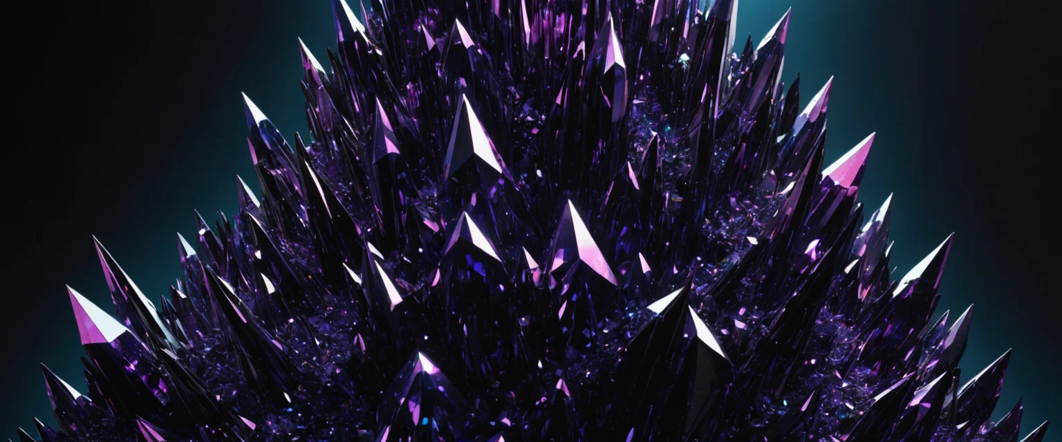 Crystalline Void Structure — AI generated image