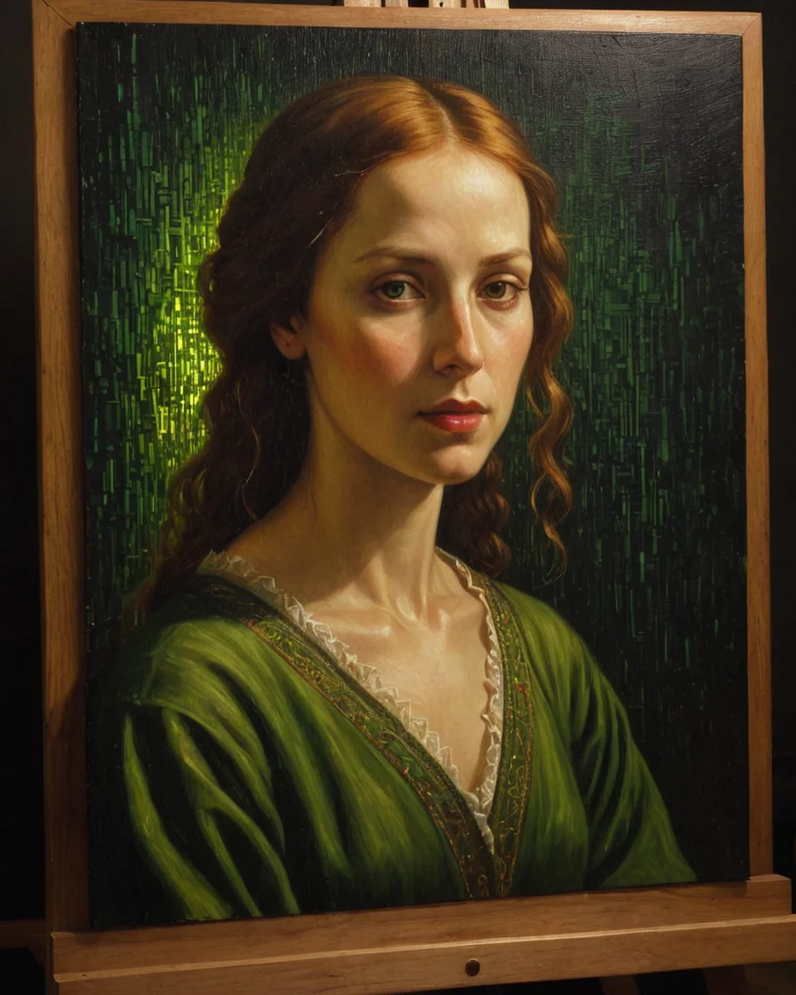Da Vinci Code Canvas — AI generated image