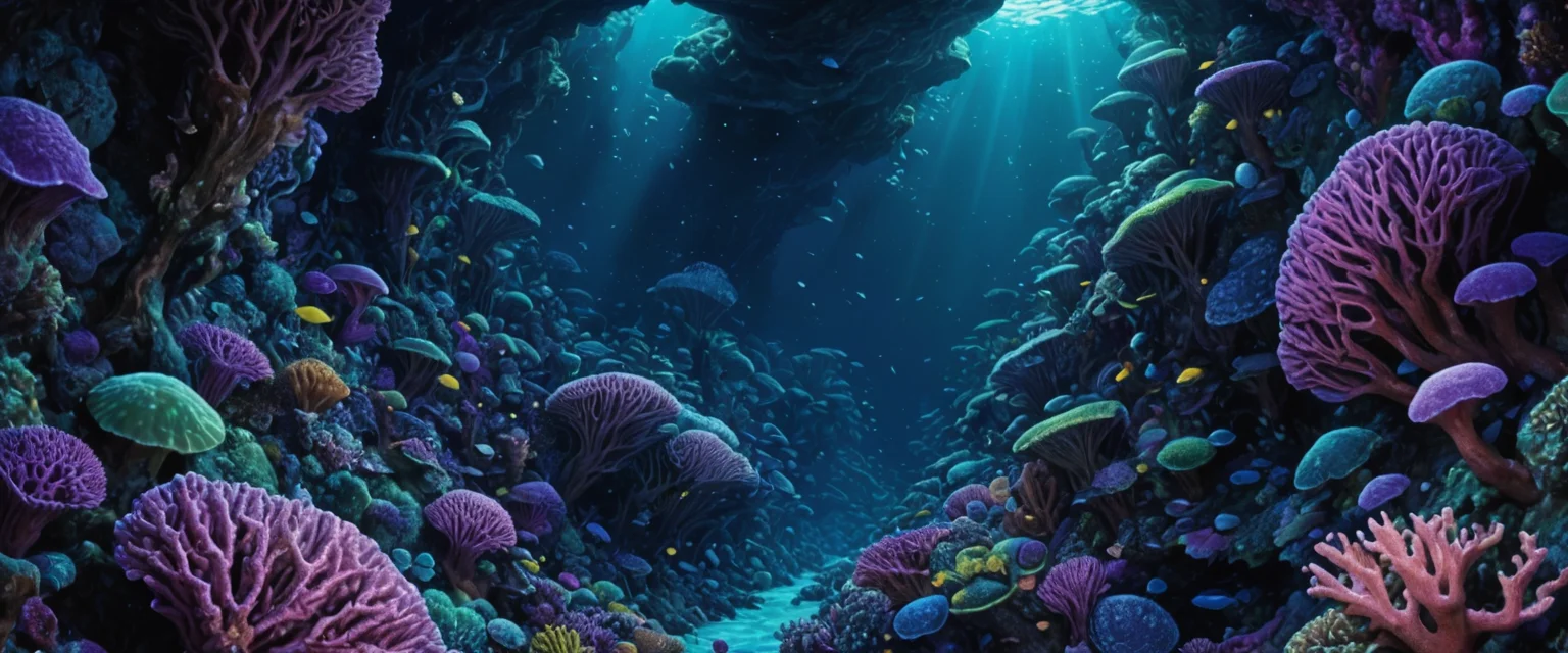Abyssal Luminescence — AI generated image