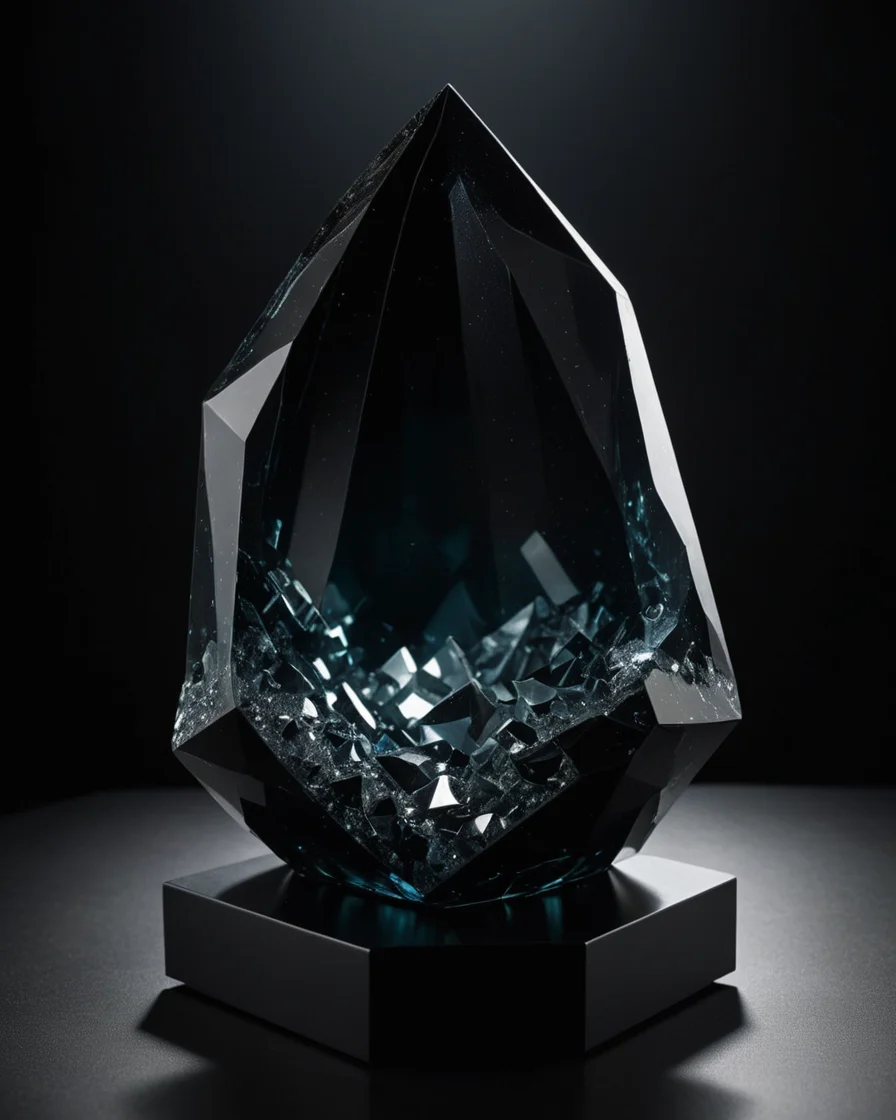 Digital Monolith Still-Life — AI generated image
