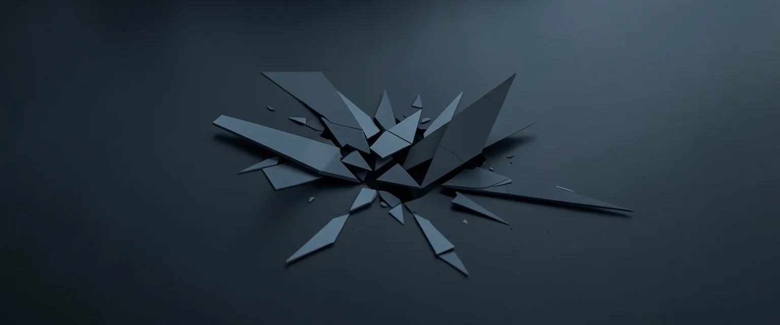 Shards of Absence — AI generated image