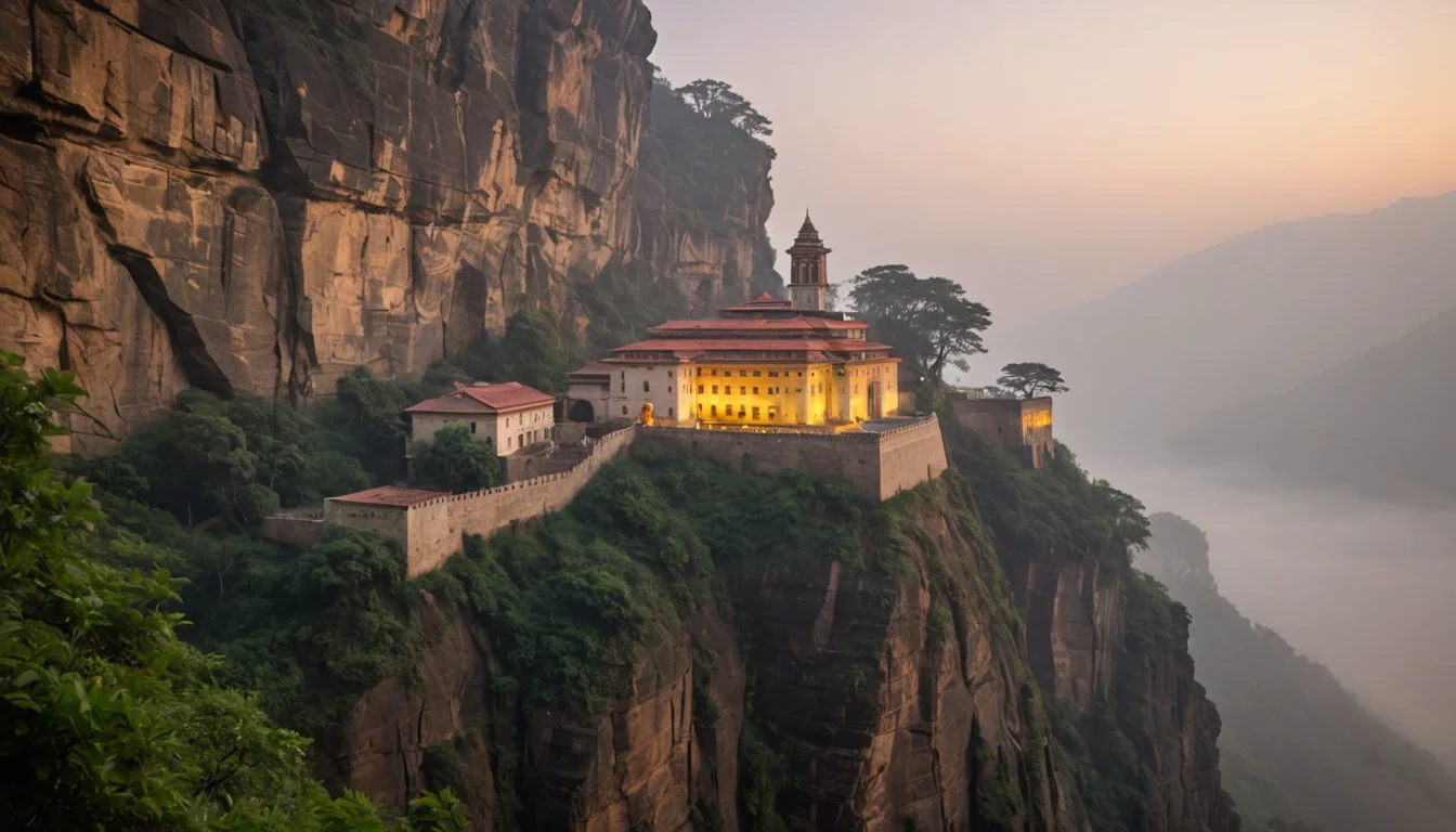 Ether Monastery Mist — AI generated image