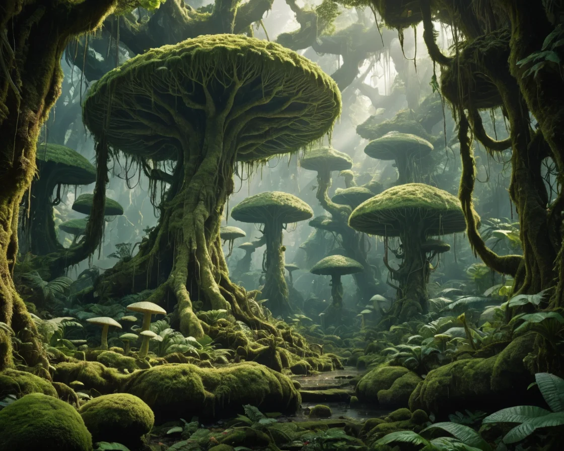 Xeno Canopy Observer — AI generated image