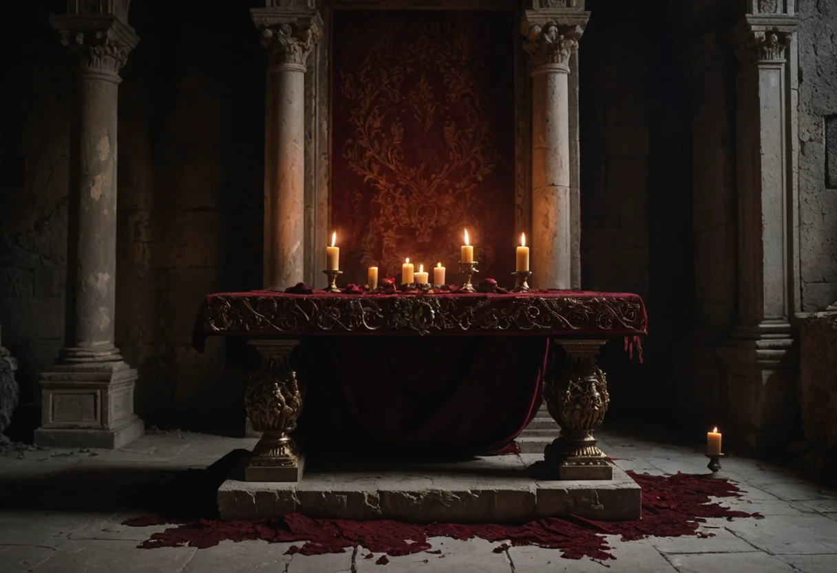 Forgotten Altar — AI generated image